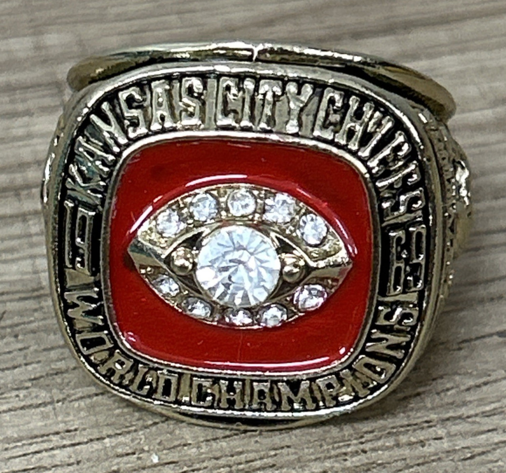 Kansas City Chiefs 1969 Super Bowl Replica Dawson Ring Football No Box